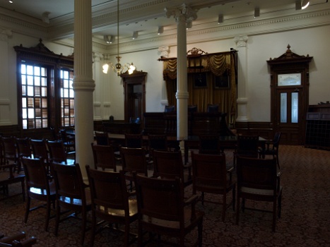 Empty Supreme Court Courtroom  Empty Supreme Court Courtroom